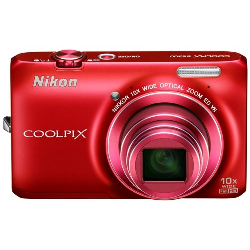 Nikon Coolpix S6300 rdeč