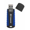 USB DISK TRANSCEND 128GB JF 810, 3.0, temno moder, gumijasto ohišje