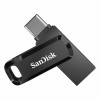 USB C & USB disk SanDisk 32GB Ultra Dual GO, 3.1/3.0, b do 150 MB/s, črn