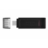 USB C DISK Kingston 128GB DT70, 3.2 Gen1, plastien, s pokrovkom