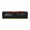 RAM DDR4 16GB 3200 FURY Beast RGB, kit 2x8GB, CL16
