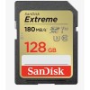 SDXC SANDISK 128GB EXTREME, 180/90MB/s, UHS-I, C10, U3, V30