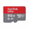 SDXC SANDISK MICRO 512GB ULTRA, 150MB/s, UHS-I, C10, A1, adapter