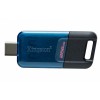USB C DISK Kingston 256GB DT80M, 3.2 Gen1, 200MB/s, drsni prikljuek