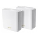 ASUS ZenWifi XT8 AX6600 Tri-band Mesh WiFi 6 System – Coverage up to 410 Sq. Meter/4.400 Sq. ft. 6.6Gbps WiFi 3 SSIDs White 2-PK